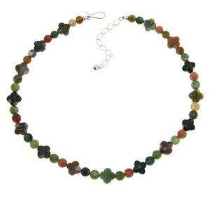 Jay King Sterling Silver 18" Multicolor Chalcedony Statement Necklace